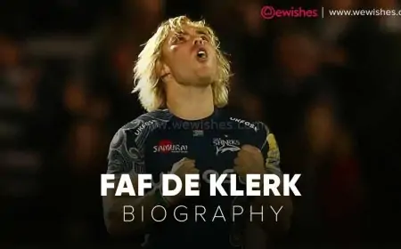 Faf de Klerk Wiki, Biography, Age, Height, Wife & More Faf de Klerk Wiki, Biography, Age, Height, Wife & More