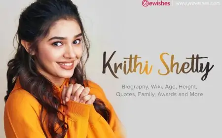Krithi Shetty (Actress) Biography, Wiki, Age, Height, Quotes, Family, Awards and More