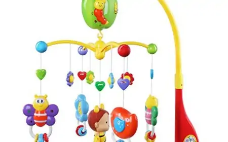 GrowthPic Musical Mobile Baby Crib Mobile with Hanging Rotating Toys and Music Box GrowthPic Musical Mobile Baby Crib Mobile with Hanging Rotating Toys and Music Box