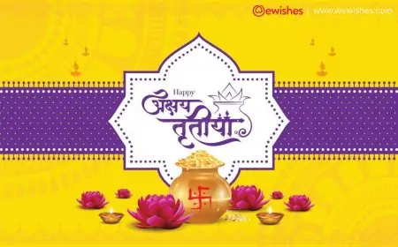 Akshaya Tritiya Quotes 2026 - Wishes, Messages, Images on Akha Teej
