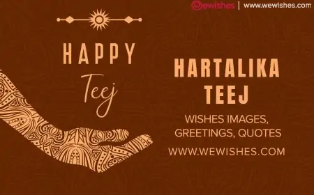 Happy Hartalika Teej 2025: Wishes Images, Greetings, Quotes and Status