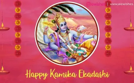 Happy Kamika Ekadashi 2023 Wishes, Quotes, Vart Vidhi, Pooja, Fruit, Mantras, Fast Vidhi, Greetings to Share Happy Kamika Ekadashi 2023 Wishes, Quotes, Vart Vidhi, Pooja, Fruit, Mantras, Fast Vidhi, Greetings to Share