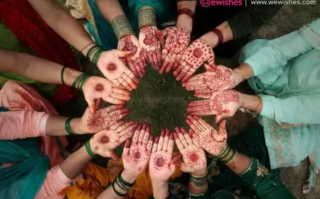 Celebrate Your First Bridal Teej by Excitement Unheard Rituals - Hariyali Teej 2025 Wishes, Quotes, Greetings