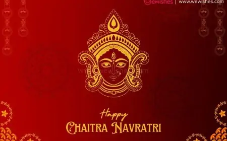 Happy Chaitra Navratri (2025) Wishes - कलश स्थापना, शुभ मुहूर्त, पूजा विधि, मंगल आरती, नवरात्रि कथा