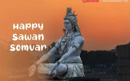 Happy Sawan Somvar Status 2025 Wishes Images, Quotes,  Messages