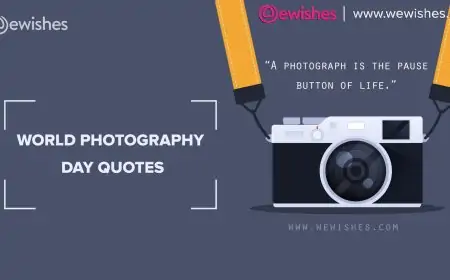 World Photography Day 2025: Quotes, Images, Status, Posters, Messages #WorldPhotographyDay
