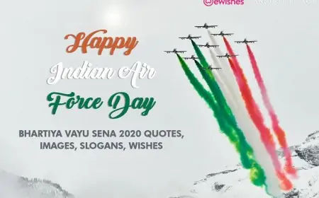 Indian Air Force Day - Bhartiya Vayu Sena 2023 Quotes, Images, Slogans, Wishes Indian Air Force Day - Bhartiya Vayu Sena 2023 Quotes, Images, Slogans, Wishes