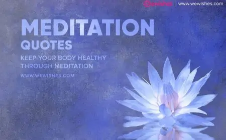 Meditation Quotes: Keep Your Body Healthy Through Meditation