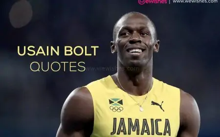 Usain Bolt Quotes, Wishes, Messages, Wiki, Biography - Birthday Wishes World's fastest Runner (21 August)