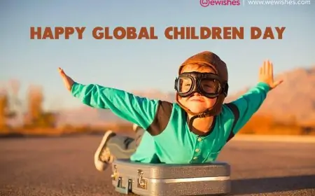 Happy Global Children Day (2025) Wishes, Quotes, History, Significance, Greetings to Share Happy Global Children Day (2025) Wishes, Quotes, History, Significance, Greetings to Share