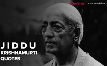 Jiddu Krishnamurti Quotes on Happiness, Education, Peace, Death