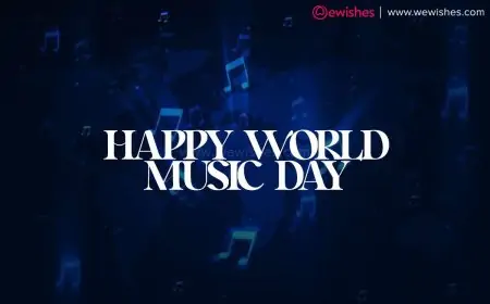 Happy World Music Day 2025 - Theme Quotes to All Dedicated Musicians