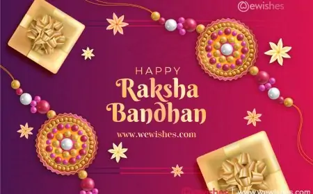 Happy Raksha Bandhan 2025 (Rakhi) Wishes Quotes for Sister and Brother