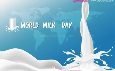 World Milk Day 2024: Wishes, Quotes, Greeting, Image