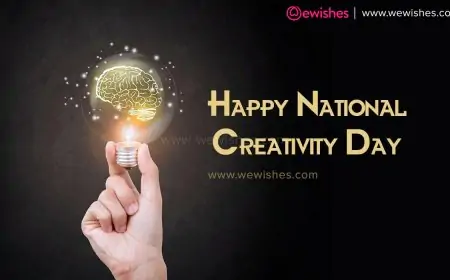 Happy National Creativity Day 2024 Wishes| Quotes| Creation Greetings| Imagination Status to Share