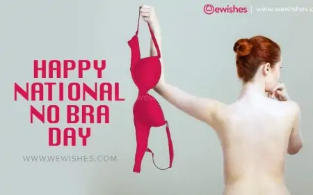 Happy National No BRA Day (2025) Wishes, Quotes, Greetings, Posters, Memes, Status to Share Happy National No BRA Day (2025) Wishes, Quotes, Greetings, Posters, Memes, Status to Share