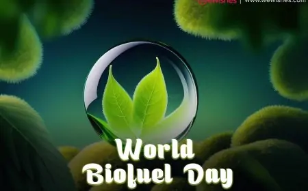 Happy World Biofuel Day (10 August 2025) Theme, Importance, Significance, Quotes, Wishes for A Green Energy Solution Happy World Biofuel Day (10 August 2025) Theme, Importance, Significance, Quotes, Wishes for A Green Energy Solution