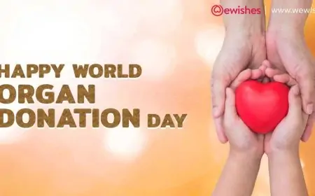 World Organ Donation Day (2025) Special, Theme, Wishes, Quotes, Greetings, Creative Ads, Posters to Share World Organ Donation Day (2025) Special, Theme, Wishes, Quotes, Greetings, Creative Ads, Posters to Share
