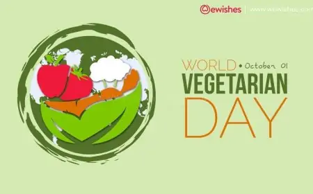Happy World Vegetarian Day (2024) Theme, Wishes, Quotes, Status, Greetings - To make You a Pure Vegetarian Forever Happy World Vegetarian Day (2024) Theme, Wishes, Quotes, Status, Greetings - To make You a Pure Vegetarian Forever