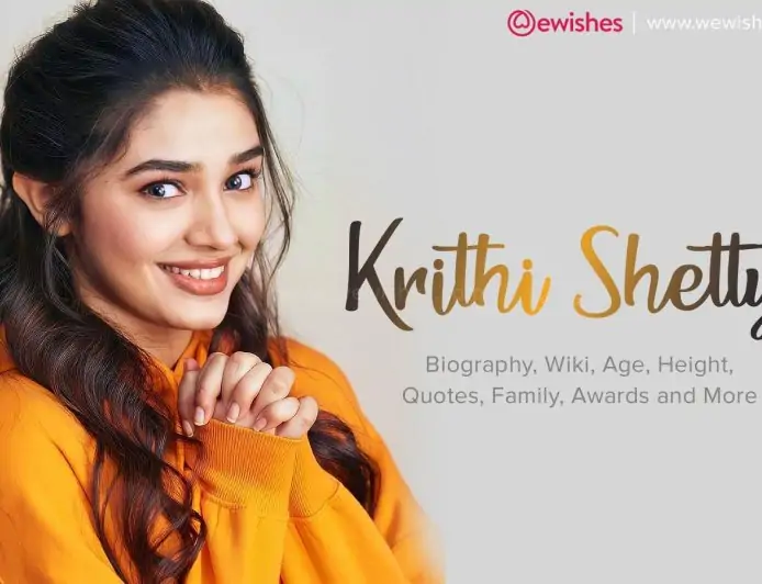 Krithi Shetty (Actress) Biography, Wiki, Age, Height, Quotes, Family, Awards and More