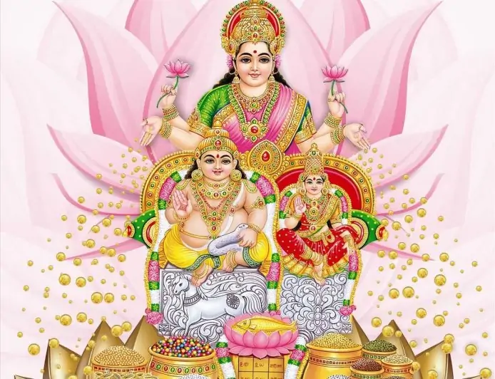 Happy Kuberdev Laxmi Images On Dhanteras Deepawali (2023) With Mantras, Wishes