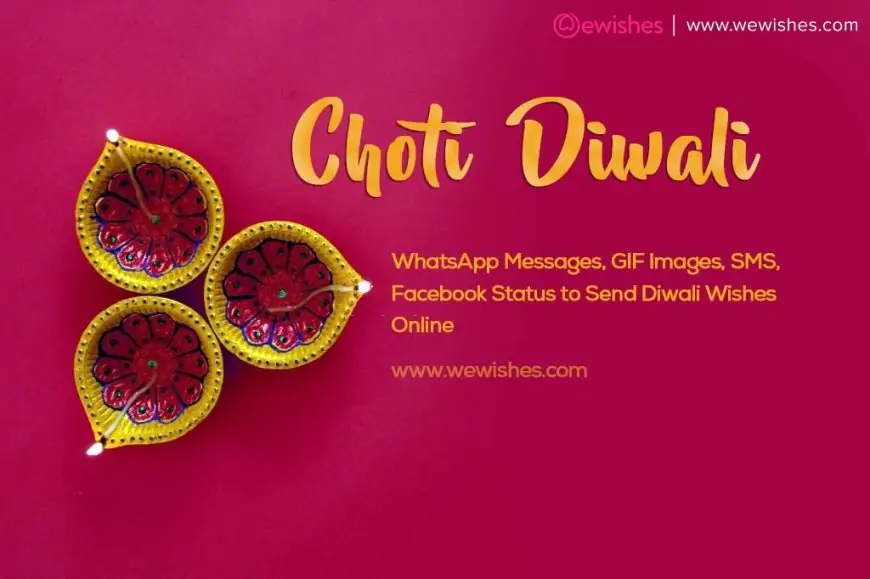Choti Diwali Wishes 2025: WhatsApp Messages, Images, SMS, Facebook Status to Send Diwali Wishes Online