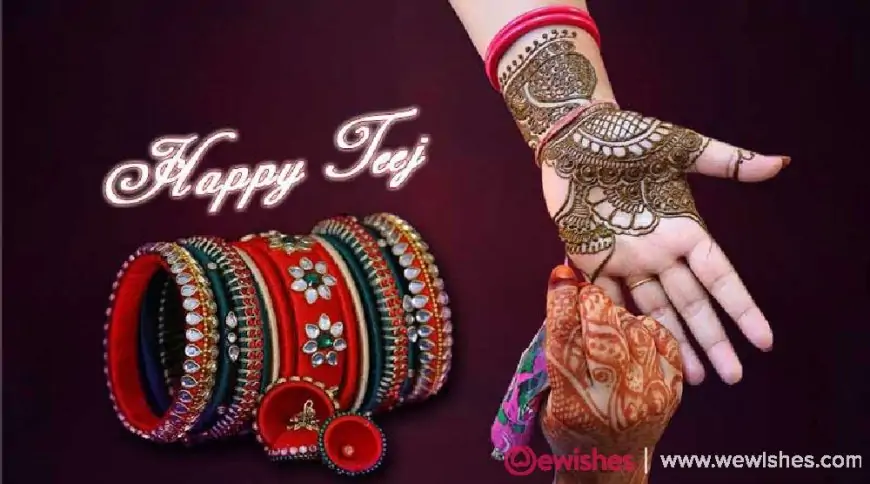 Happy Hariyali Teej 2025: Teej Wishes, Images, Greetings, Quotes
