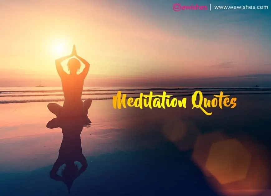 Meditation Quotes and Sayings That Will Give You Peace Of Mind