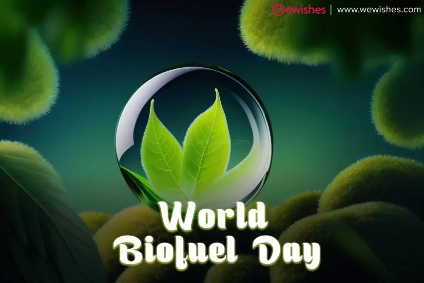 Happy World Biofuel Day (10 August 2023) Theme, Importance, Significance, Quotes, Wishes for A Green Energy Solution