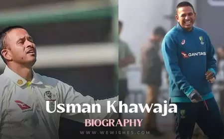 Usman Khawaja Biography – Age, Height, Education, Family, Life Story, Net Worth and More Usman Khawaja Biography – Age, Height, Education, Family, Life Story, Net Worth and More