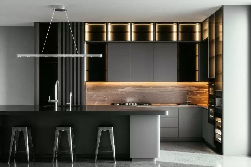 From Design to Reality: The Benefits of a Modular Approach to a Modern Black Kitchen