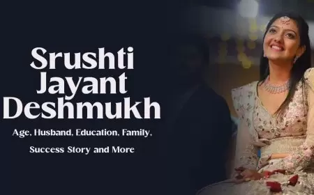 Srushti Jayant Deshmukh Biography – Age, Husband, Education, Family, Success Story and More