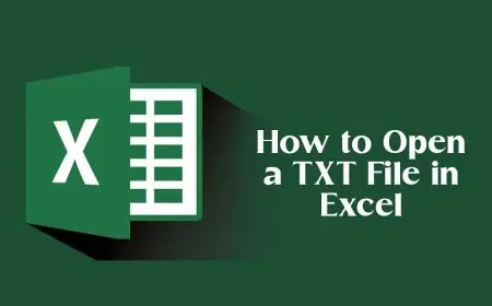 How to Open a TXT File in Excel: A Step-with the aid of-Step Guide How to Open a TXT File in Excel: A Step-with the aid of-Step Guide