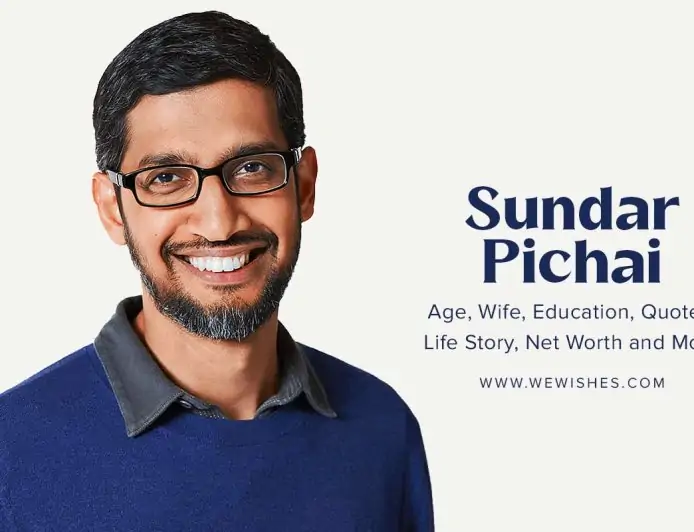 Sundar Pichai Biography – Age, Wife, Education, Quotes, Life Story, Net Worth and More