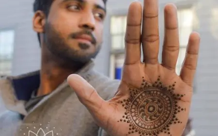 Boys Mehndi Design 2024 Easy and Beautiful