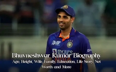 Bhuvneshwar Kumar Biography – Age, Height, Wife, Family, Education, Life Story, Net Worth and More Bhuvneshwar Kumar Biography – Age, Height, Wife, Family, Education, Life Story, Net Worth and More