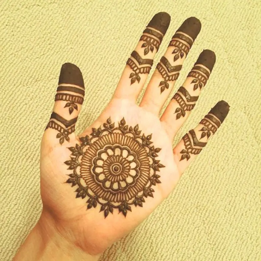 hd wallpaper of Boys Mehndi Design