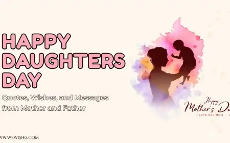 Happy Daughters Day 2025: 50+ Quotes, Wishes, and Messages from Mother and Father Happy Daughters Day 2025: 50+ Quotes, Wishes, and Messages from Mother and Father