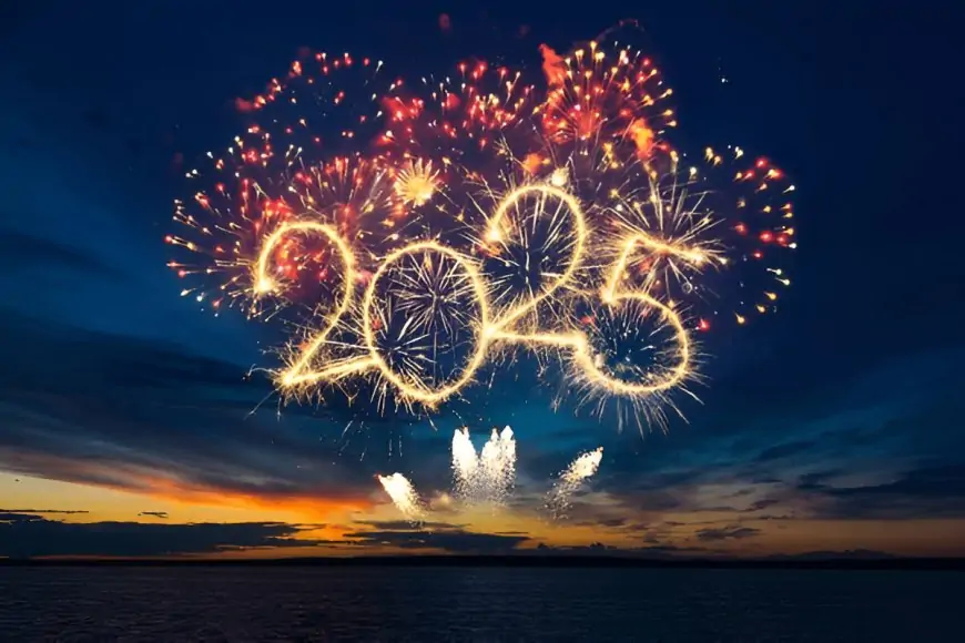 new year ringtone, banner, poster
