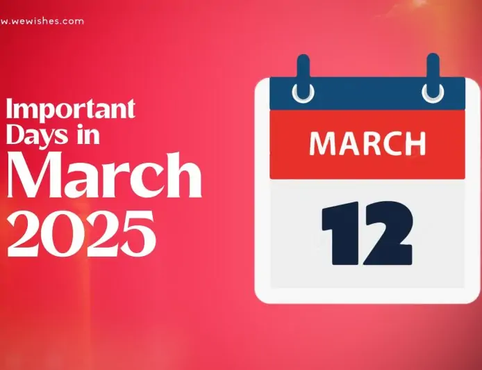 Important Days in March 2025: National and International