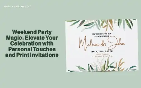 Weekend Party Magic: Elevate Your Celebration with Personal Touches and Print Invitations Weekend Party Magic: Elevate Your Celebration with Personal Touches and Print Invitations