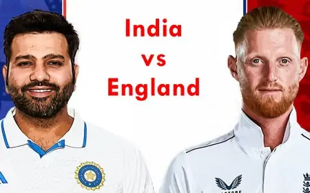 India vs England Test Live Score, Match Updates & Key Highlights 2024–25