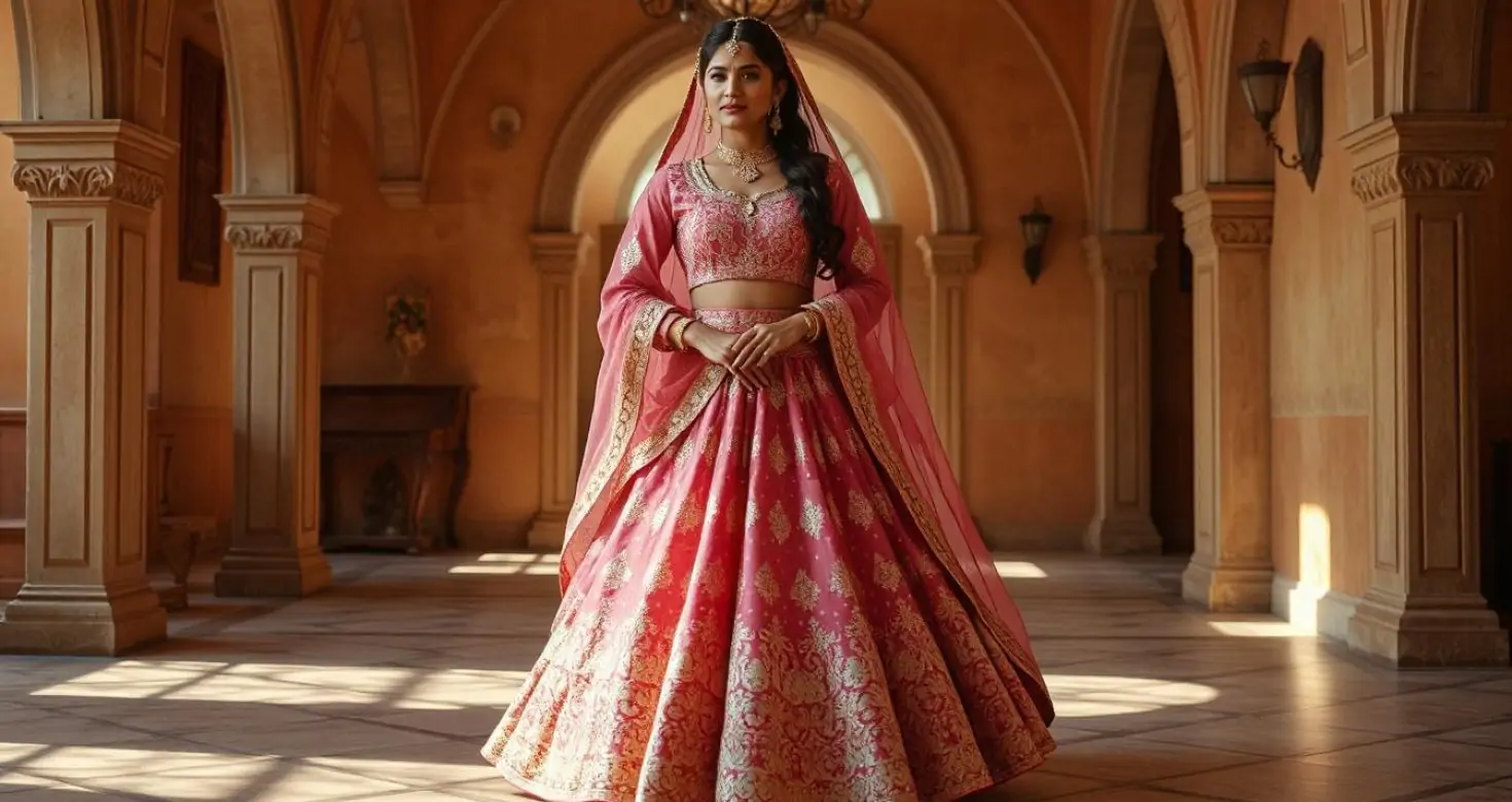 8 Rich-Looking Thread-Work Lehengas to Buy from Jaipur Lehenga Shop