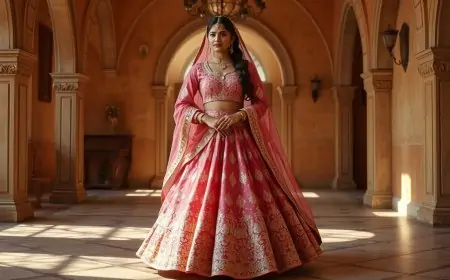 8 Rich-Looking Thread-Work Lehengas to Buy from Jaipur Lehenga Shop