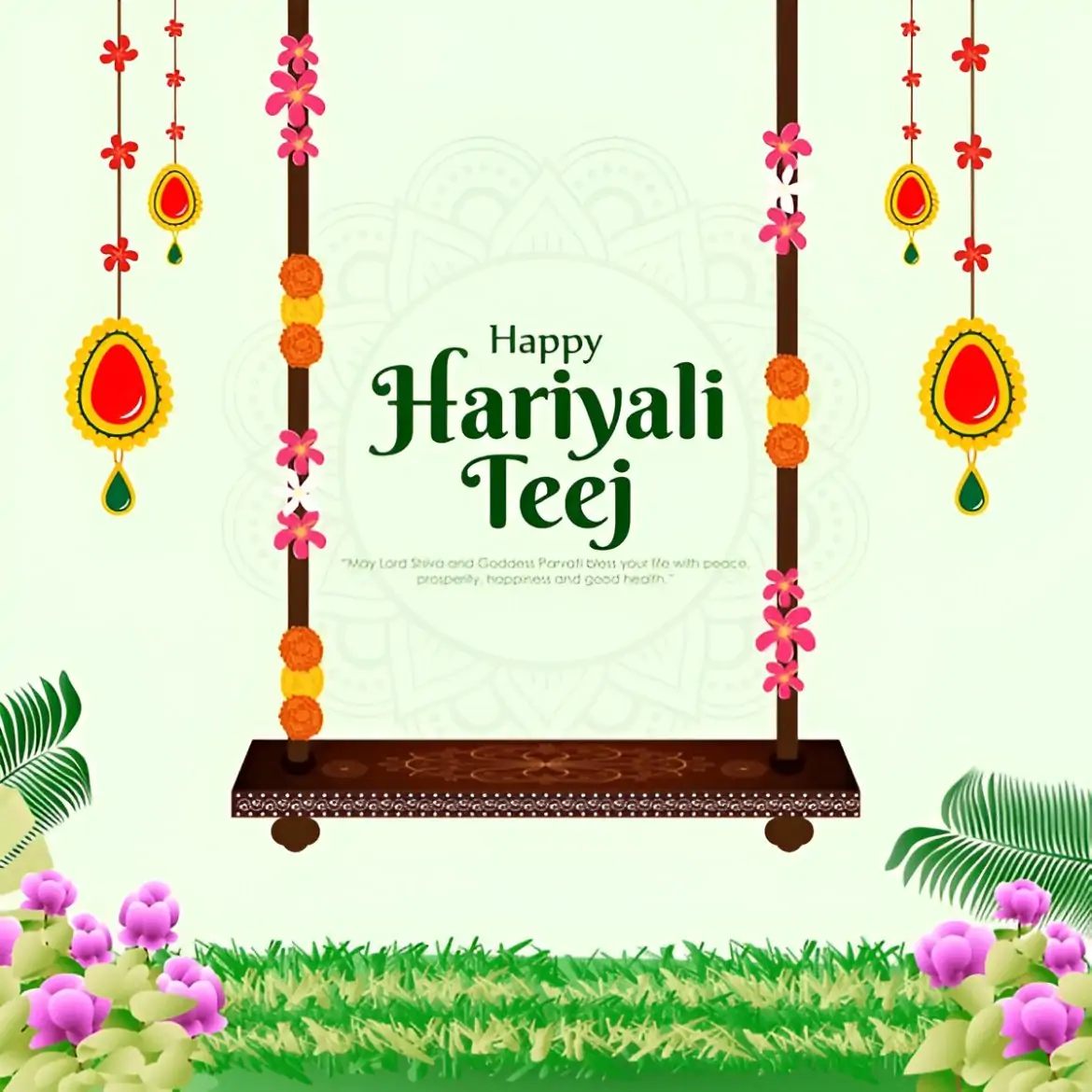 Happy Hariyali Teej Images