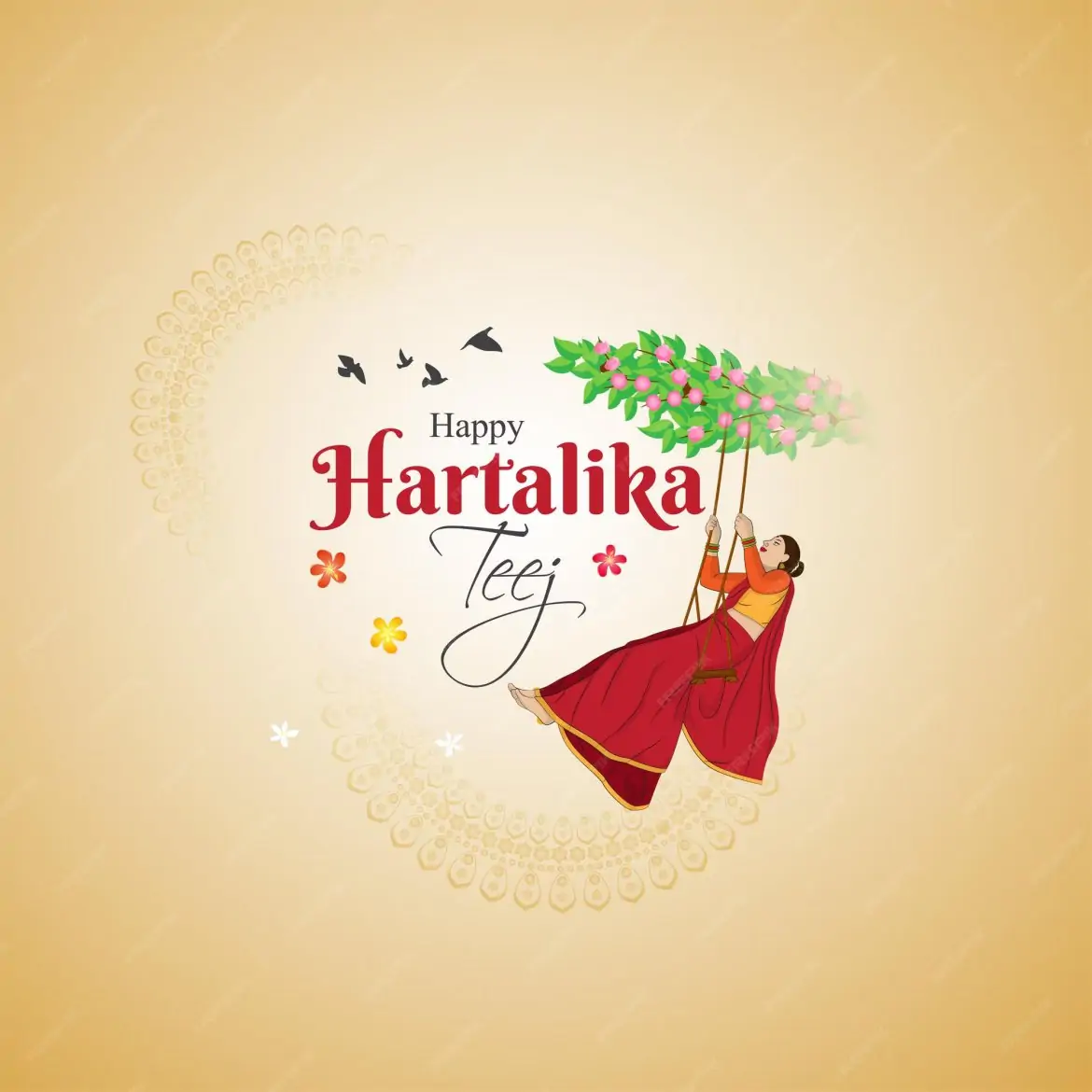 Happy Hariyali Teej Images