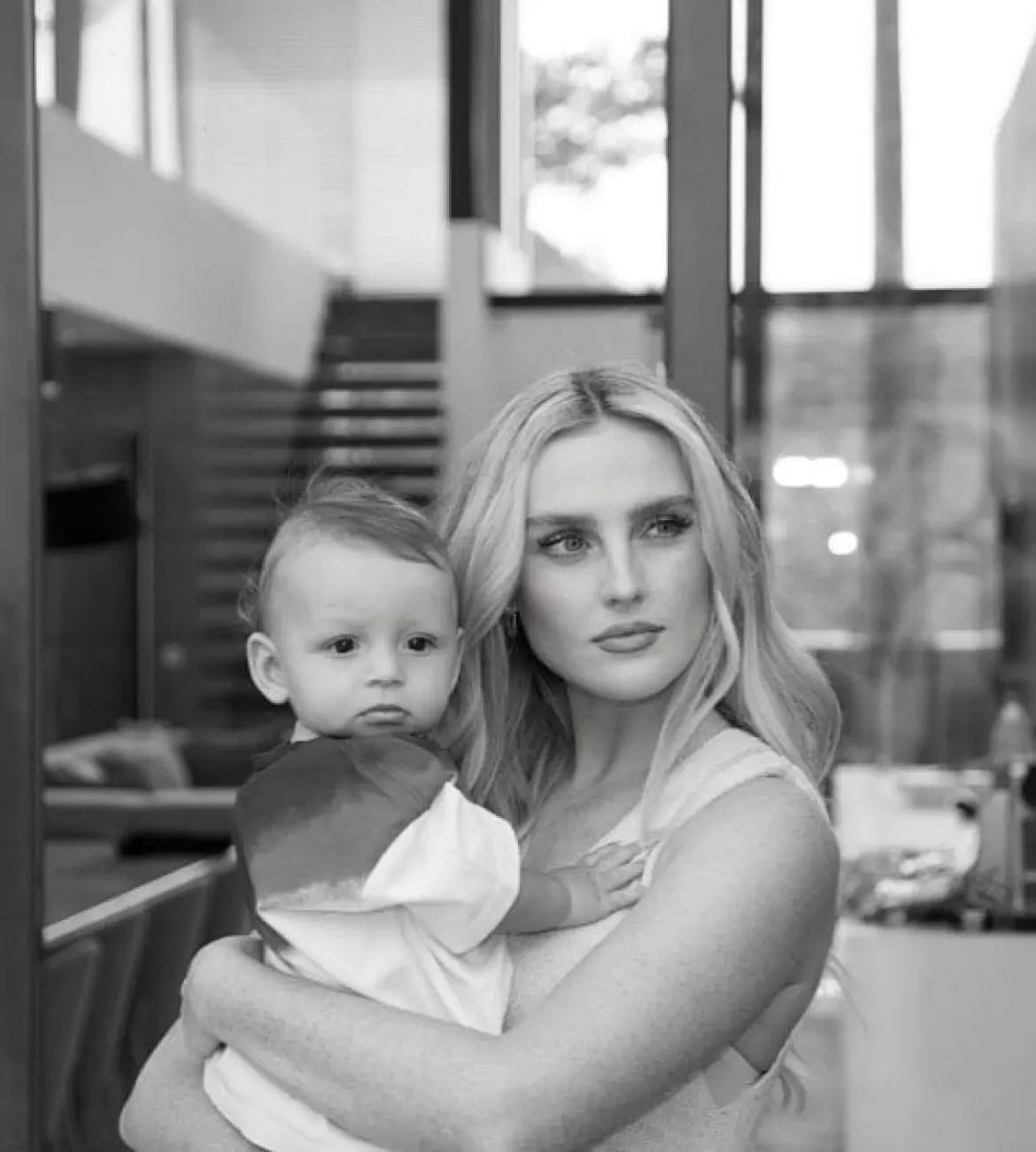 Perrie Edwards with her Son