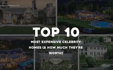 Top 10 Most Expensive Celebrity Homes (& How Much They’re Worth) Top 10 Most Expensive Celebrity Homes (& How Much They’re Worth)