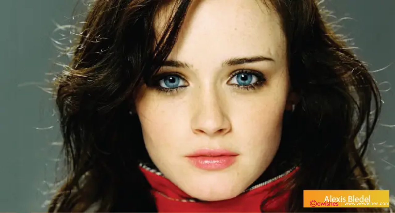 Alexis Bledel natural eye color – blue eyes
