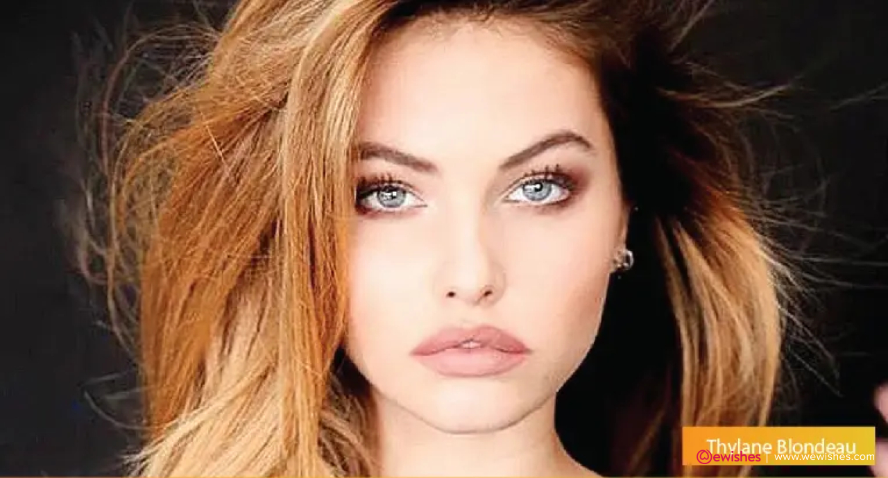 Thylane Blondeau natural eye color – blue eyes